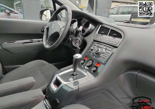 Peugeot 5008 cena 28500 przebieg: 193476, rok produkcji 2013 z Jastarnia małe 781